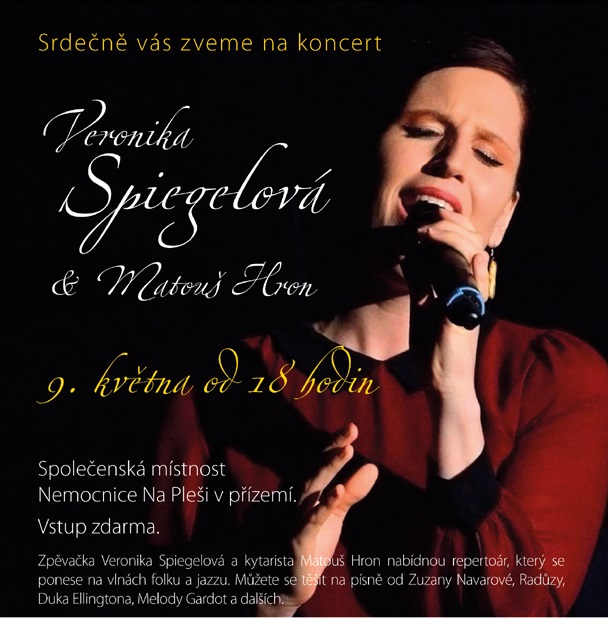 Pozvánka na koncert Veroniky Spiegelové & Matouše Hrona