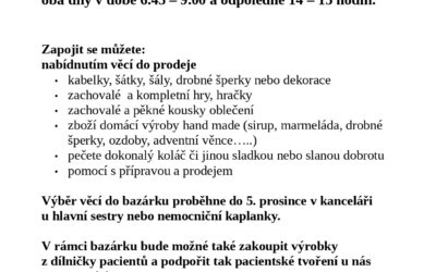 Vánoční jarmark se blíží!