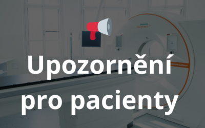 Chirurgická ambulance uzavřena v těchto dnech!